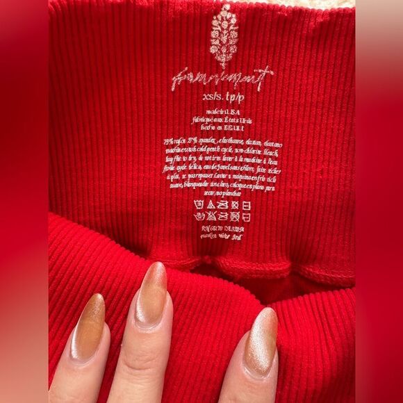 Free People Movement Happiness Runs High Waist Short XS/S - Picture 3 of 4